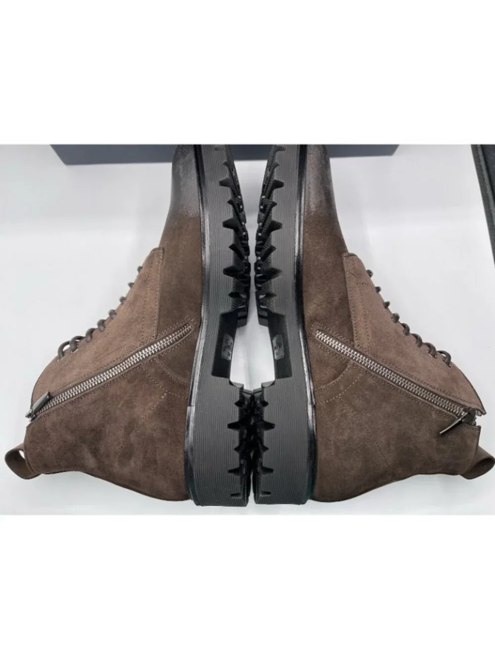 Good Man Brand Men's Size 11 Modern City Boot Italian Leather Brown‎ Suede $268
